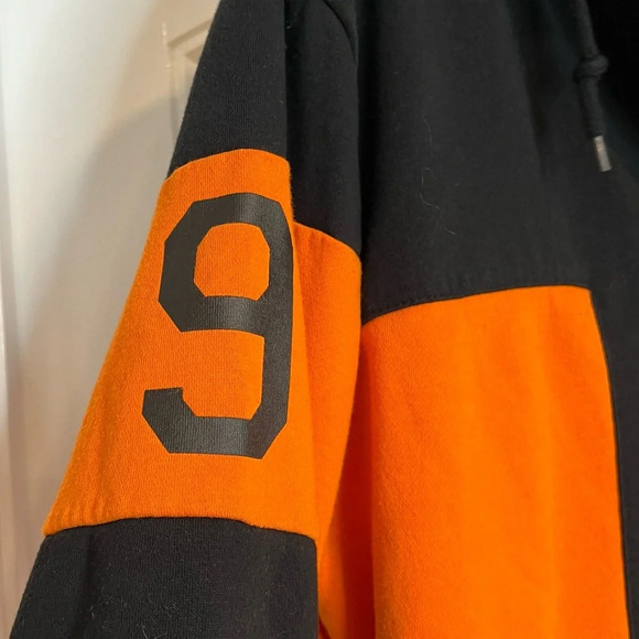 Hot Topic Naruto Shippuden Black & Orange Zip Up Hoodie. Size Medium. - Picture 7 of 14